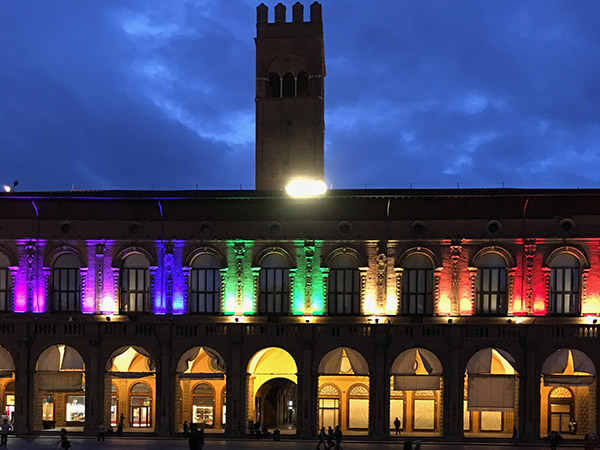 Illuminazione Architetturale Palazzo Re Enzo - Bologna